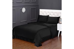 LILYSILK Black Silk Duvet Cover for Full Bed 19 Momme Silk Comforter Covers