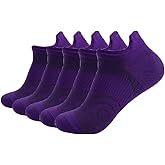 ADILAIDUN Women Athletic Socks No Show, Size 5-12 Women's Ankle Running Socks Low Cut Sports Hiking Socks 5/10 Pairs