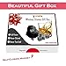 Best Whiskey Stones Gift Set with Magnetic Closure - Unique Present Box - Soapstone Chilling Rocks and Velvet Bag to Cool Bourbon with No Ice - 9 Reusable Cubes - Are Your Dad, Husband, Scotch Lovers?