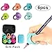 Pencil Grips, Jr.White Soft Finger Grip for Kids Handwriting Posture Correction, Silicone Ergonomic Writing Aids for Adults Special Needs Lefties or Righties Preschoolers Kids
