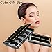 Magnetic Eyelashes, [Upgrade] Dual Magnetic No Glue False Lashes, 3D Reusable Fake Magnet Eyelash, 0.2mm Ultra-Thin Handmade Natural Look Lash (1 Pair 4 Pieces) by Moolia