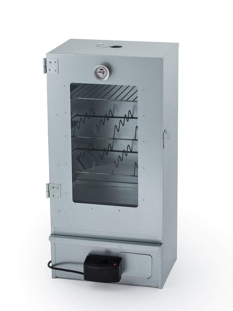 EuroSmoker Electric Smoker Galvanised with Glass Door Amazon