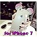 iPhone 7, iPhone 8; Pink / Silver Crystal Diamond Bling Rhinestone Mouse Ears Clear TPU Rubber Cover with Lanyard & Stylus Pen (iPhone 7, iPhone 8)