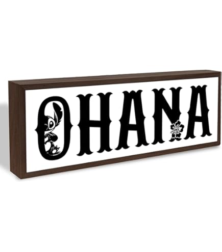 Amazon.com: Ohana Wooden Sign, Wooden Family Ohana Plaque,Rustic
