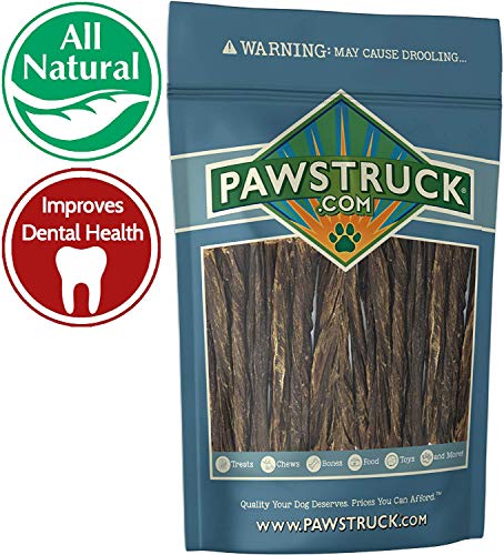 5" Junior Beef Gullet Bully Sticks for Dogs & Puppies (150 Ct) Natural Odorless Jr. Esophagus Treat | Joint Health & Clean Teeth | Free-Range Grass-Fed Cattle | Mini Thin Bladder Jerky Chew Steer Stix