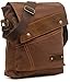 Small Vintage Canvas Messenger Bag Ipad Shoulder Bag Travel Portfolio Bag Crossbody Purse Magictodoor