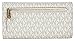 MICHAEL Michael Kors Checkbook Wallet Vanilla One Size