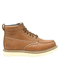 King Rocks Men's Moc Toe Construction Boots Work Shoes