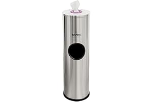 Tazza Budget Gym Wipe Dispenser – Ultra-Discount Model with Lift-Off Access, Compact Wipes Holder & Built-in Trash Can