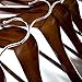 Clutter Mate - Set of 6 - Premium Finish Wooden Suit Hangers, Coat Hangers, Walnut Solid Wood Hangers with Wood-Grain, Wide Shoulder Heavy Clothes Hanger for Suits, Jacket, Non Slip Pants, Swivel Hook