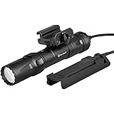 OLIGHT Odin 2000 Lumens Rechargeable Picatinny Rail Mounted Tactical Flashlight with Remote Pressure Switch, 300 Meters Beam 