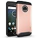 TUDIA Merge Designed for Motorola Moto G5 Plus Case with Dual Layer Protection (Rose Gold)