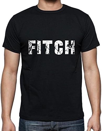 fitch Men's Short Sleeve Rounded Neck T-shirt