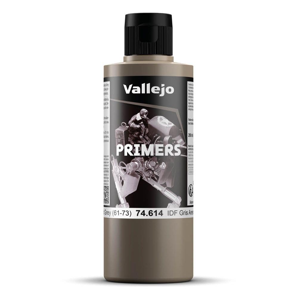 Vallejo Model Color 200 ml Polyurethane Primer - IDF Israeli Sand Grey
