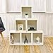 Way Basics Cube Plus Cubby Organizer (Tool-Free Assembly and Uniquely Crafted from Sustainable Non Toxic zBoard Paperboard), White