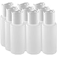 Pinnacle Mercantile 2 oz Empty Plastic Squeeze Bottles with Disc Top Flip Cap Set of 9 Travel Size Perfect for Hand Sanitizer