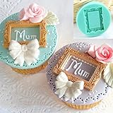 Vintage Rectangle Photo Frame Silicone Cake Mould DIY Fondant Sugarcraft Mold zsjhtc