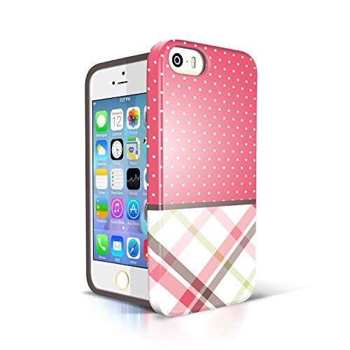 5s Girl Cases, Akna Glamour Series [Flexible TPU]*[High Impact]*[Teen Girl Case] Soft Back Cover