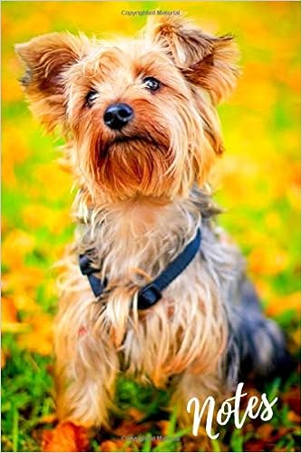 Notebook Cute Yorkshire Terrier Journal Blank Lined Diary
