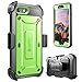 SUPCASE Unicorn Beetle Pro Series Case Designed for iPhone SE 3 (2022) / iPhone SE 2 (2020) / iPhone 7 / 8, Full-Body Rugged Holster Case with Built-In Screen Protector (Green)