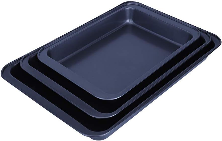 Rohi Professional Non Stick Deep Oven Baking Tins TraysRoasting Pan