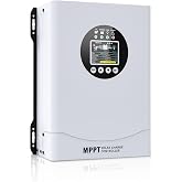 120A MPPT Solar Charge Controller, 12V 24V 36V 48V 60V 72V 84V 96V Battery System Auto , Solar Panel Charge Controller Regulator, LCD Display,Max Input PV 230V for FLD,LiFePO4,SLD,Gel,AGM