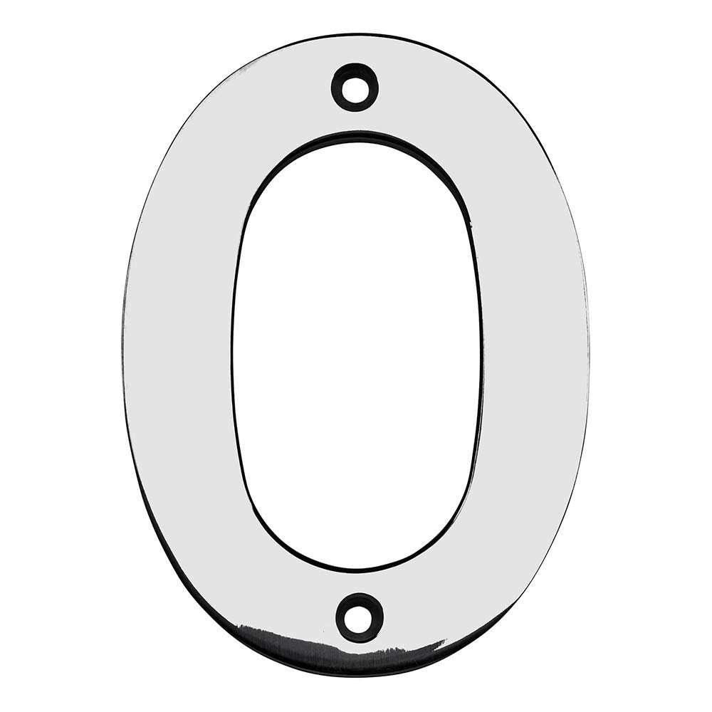 Carlisle Brass NUM10100BSS Numerals & Letters, Polished Stainless Steel