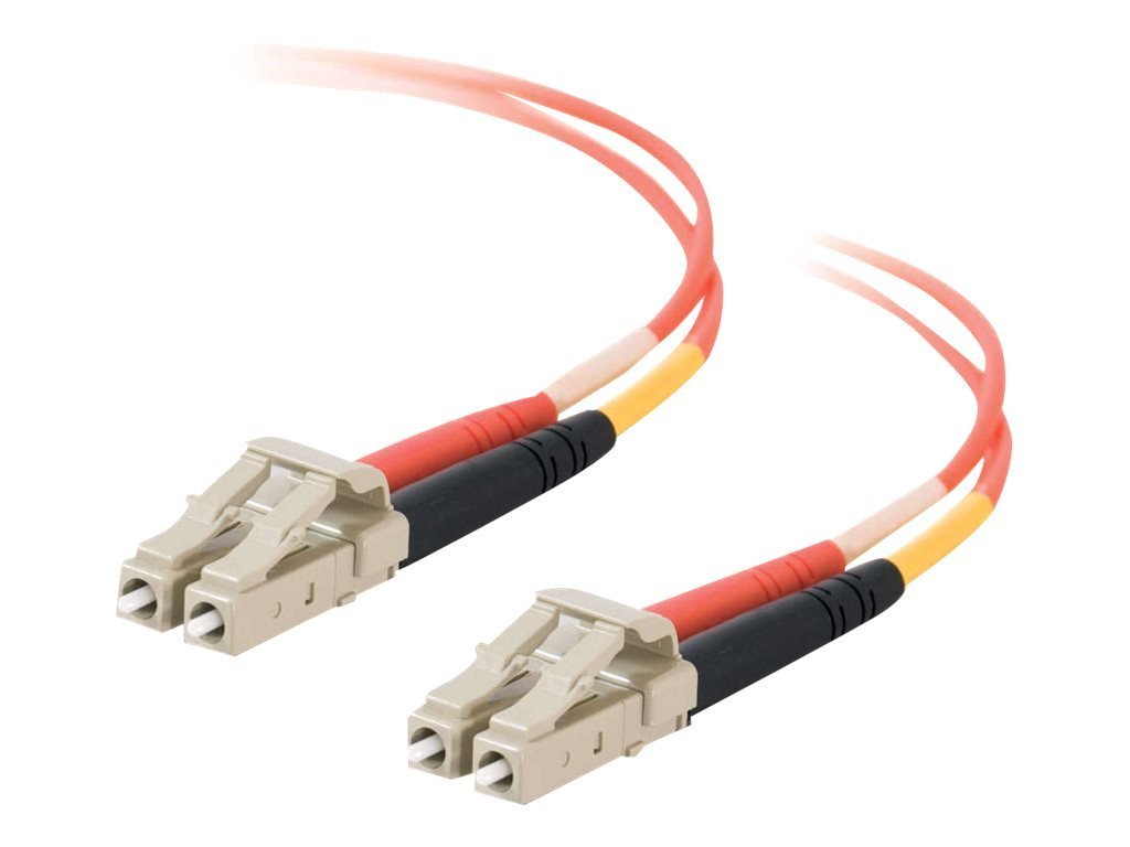 C2G 7m Fibre/Fiber Optic Cable for Fast Ethernet, Fiber Channel, ATM and Gibabit Patch Cable LSZH LC/LC Duplex Multimode Multimode 50/125 MM