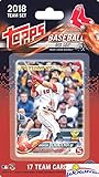 Boston Red Sox 2018 Topps Baseball EXCLUSIVE Special Limited Edition 17 Card Complete Team Set with Andrew Benintendi, Rafael Devers ROOKIE  & Many More Stars & RC's! Shipped in Bubble Mailer! WOWZZER