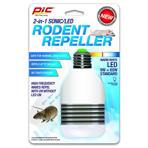 PIC LED-RR Rodent Repeller Bulb, Ivory