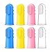 Cat & Dog Puppy Toothbrush Finger Set of 8 Food grade soft material Dental Hygiene Brushes for Dogs Puppy & Most Pets