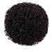 AISI QUEENS Synthetic Afro Puff Drawstring Bun Ponytail Short Kinky Curly Hair Bun Extension Hairpieces Updo Hair Extensions with Two Clips(6inch,4#)