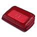 HDE Women RFID Blocking Credit Card Holder Real Leather Secure Zip Around Wallet (Red)