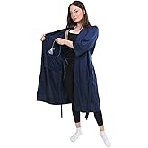 Inspired Comforts Breast Cancer Post Surgery Mastectomy Recovery Robe with Internal Drain Pockets