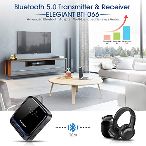 1 ELEGIANT+Bluetooth+Transmitter+Headphones+Microphone