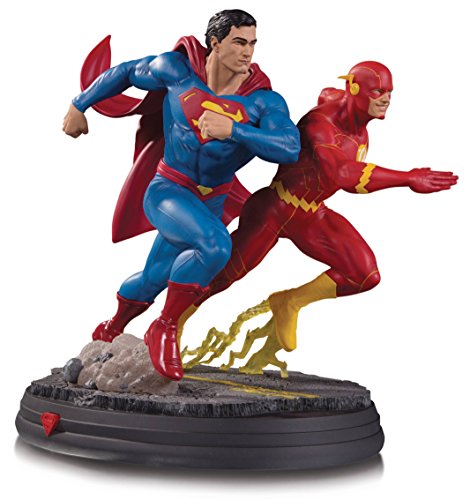 DC Collectibles DC Gallery: Superman Vs. the Flash Racing Resin Statue