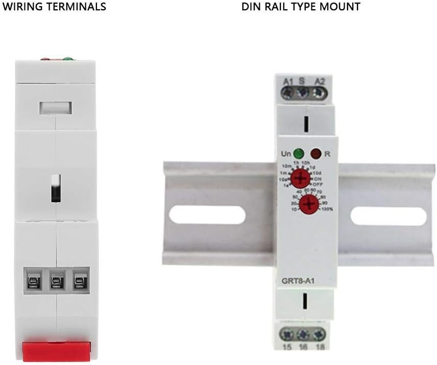 YWBL-WH GRT8-A1 Delay Time Relay Mini Power On Delay Time Relay DIN Rail Mount AC 220V - Image 5