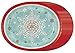 Performa Peaceful Snow Holiday Disposable Oval Dinner/Platter Paper Plates (50ct.)