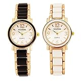 ThaiTime 2pcs Fashion Design Pretty Girls Woman Wrist Watches