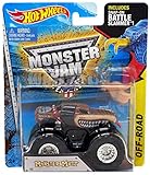 Monster Mutt #6 (Red Collar) 2015 Hot Wheels Monster Jam 1:64 Scale Off Road Truck with Snap-On Battle Slammer