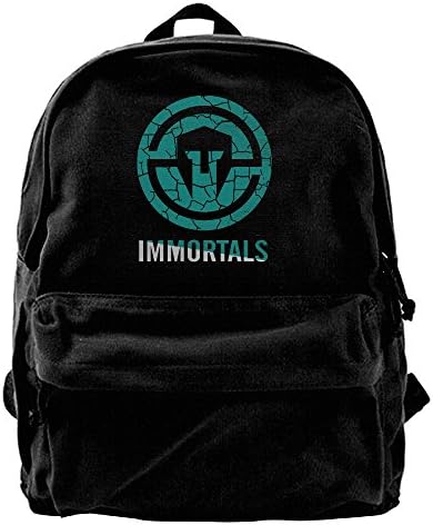 Cool League Of Legends Team IMT Immortals Logo Canvas Backpack School Rucksack Travel Backpack Laptop Backpack Black