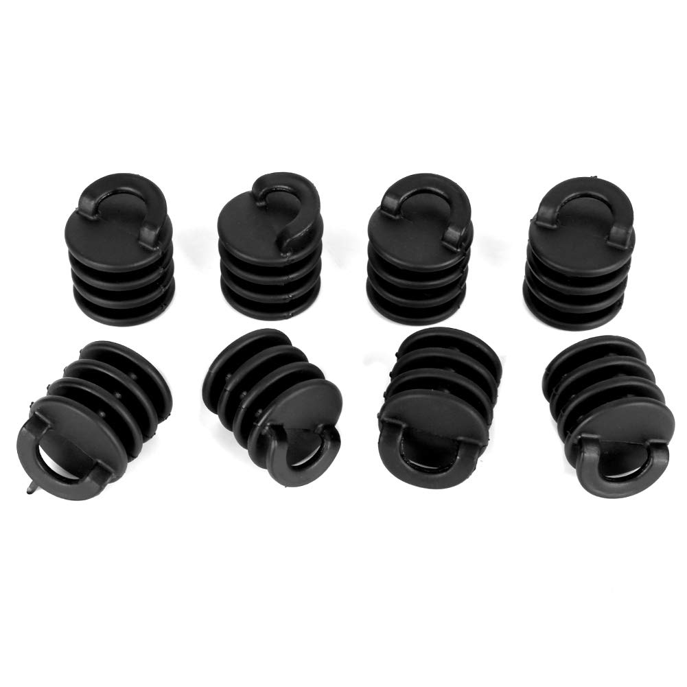 Kayak Canoe Boat Drain Holes Plugs Replacement Accessories Black 8 PCS