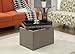 Convenience Concepts Designs4Comfort Accent Storage Ottoman 22.75