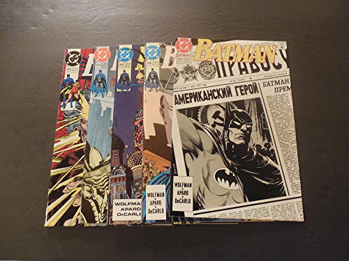 5 Iss Batman #443-447 Jan-May 1990 Copper Age DC Comics