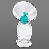 Nuby Comfort Portable & Lightweight All Silicone Breast Pump with Sealing Plug