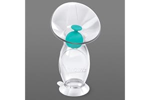 Nuby Comfort Portable & Lightweight All Silicone Breast Pump with Sealing Plug