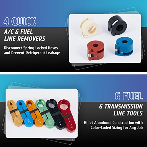 Orion Motor Tech Master Quick Disconnect Tool Set, 25pc Line Disconnect