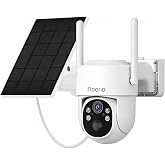 Noorio Solar Security Camera Outdoor, 1080P Wireless Camera, Dual WiFi | 5G&amp;2.4G WiFi, Battery Powered, AI Human Detection, Local Storage/Cloud Storage, Color Night Vision, SD200