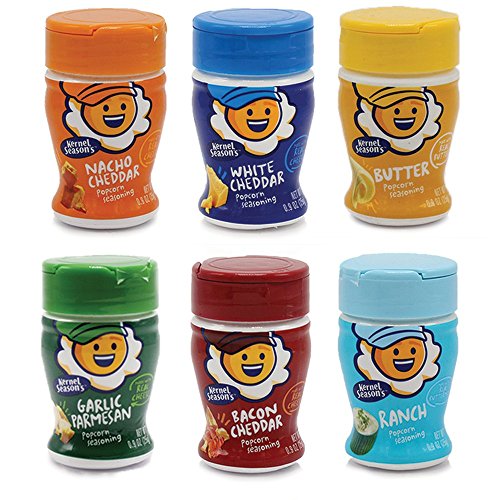 Kernel Season's Popcorn Seasoning Jr. Mini Jars Savory Variety Pack, 0.9 Ounce (Pack of 6) - Thumbnail 4