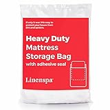 LINENSPA Heavy Duty 6 mil Mattress Bag for Moving, Storage and Disposal - Twin / Twin XL